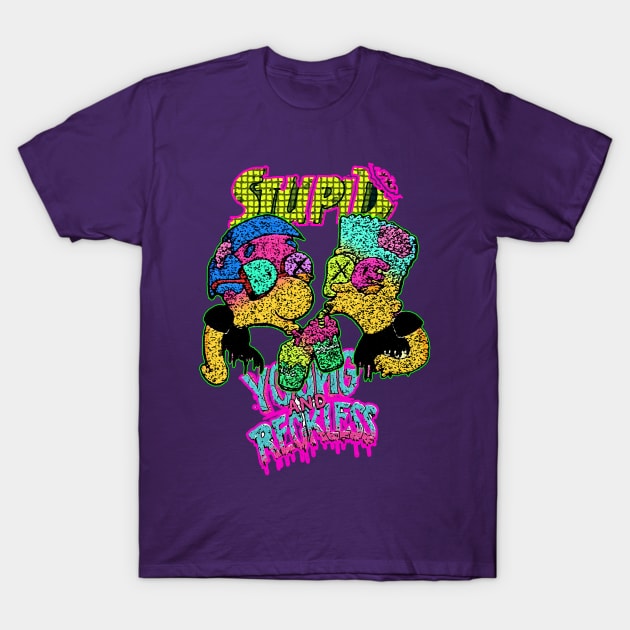 cartoon funny T-Shirt by almirahman